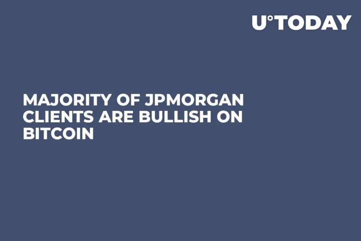 Majority of JPMorgan Clients Are Bullish on Bitcoin