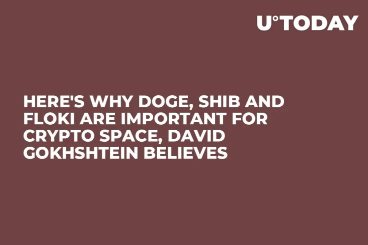 Here's Why DOGE, SHIB and FLOKI Are Important for Crypto Space, David Gokhshtein Believes