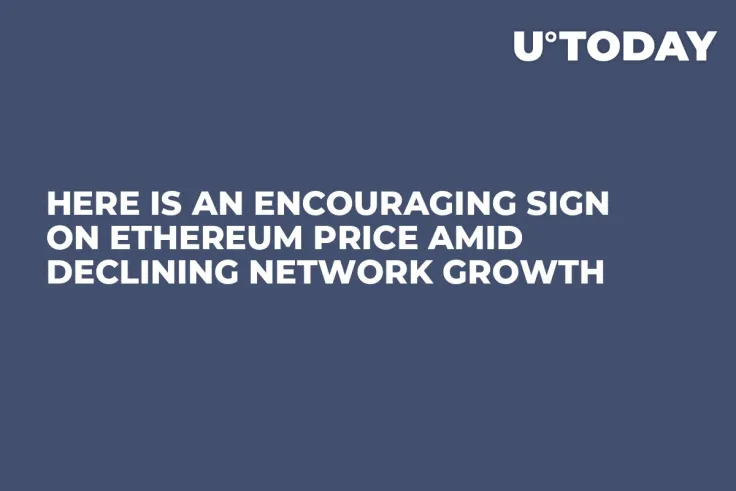 Here Is an Encouraging Sign on Ethereum Price Amid Declining Network Growth