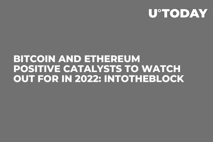 Bitcoin and Ethereum Positive Catalysts to Watch Out for in 2022: IntoTheBlock
