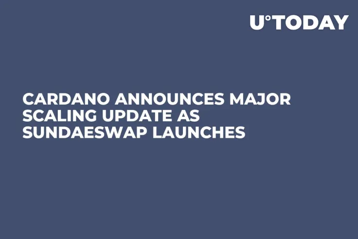 Cardano Announces Major Scaling Update as SundaeSwap Launches