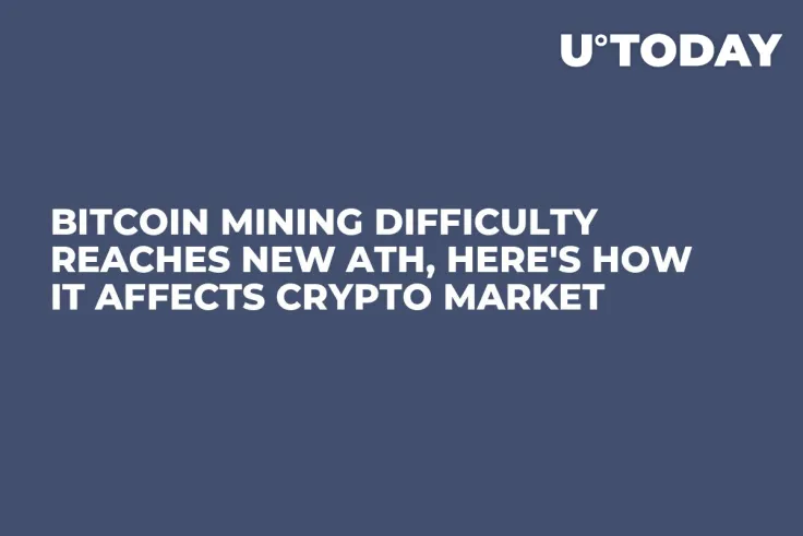 Bitcoin Mining Difficulty Reaches New ATH, Here's How It Affects Crypto Market