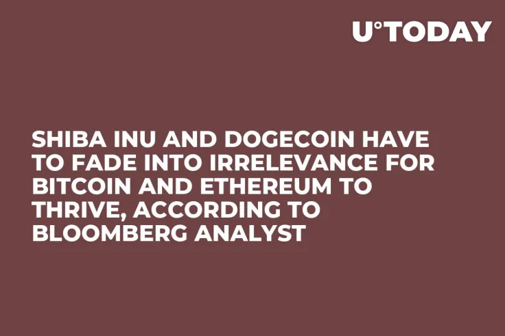 Shiba Inu and Dogecoin Have to Fade Into Irrelevance for Bitcoin and Ethereum to Thrive, According to Bloomberg Analyst