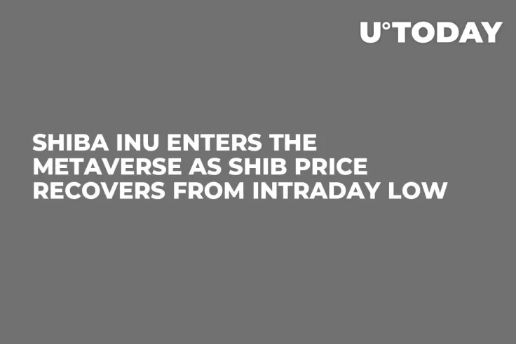 Shiba Inu Enters the Metaverse as SHIB Price Recovers from Intraday Low