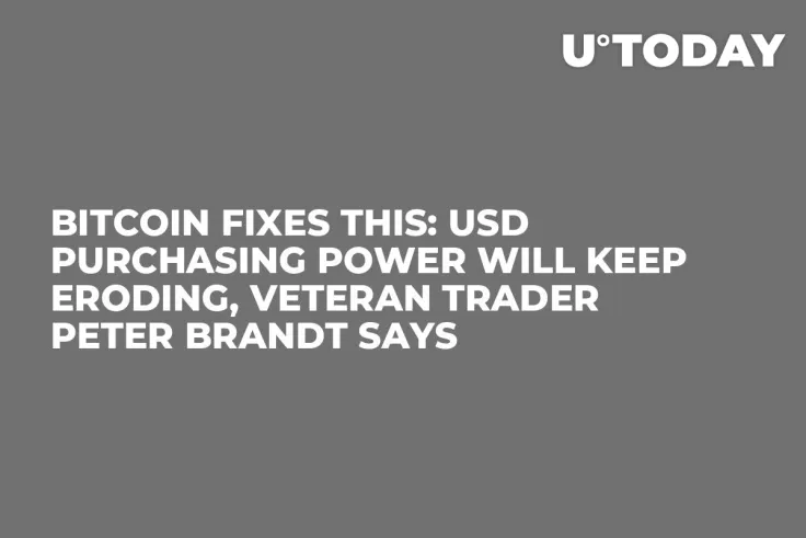 Bitcoin Fixes This: USD Purchasing Power Will Keep Eroding, Veteran Trader Peter Brandt Says