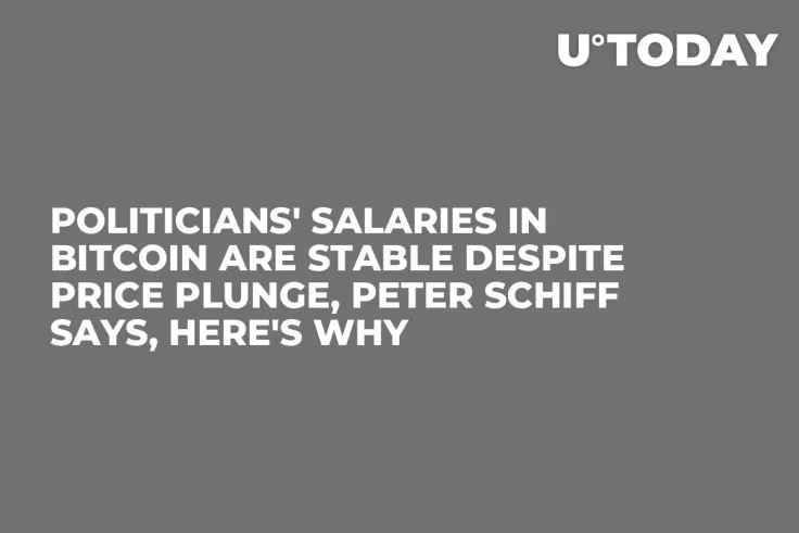 Politicians' Salaries in Bitcoin Are Stable Despite Price Plunge, Peter Schiff Says, Here's Why