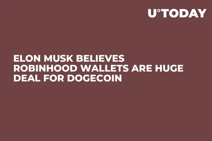 Elon Musk Believes Robinhood Wallets Are Huge Deal for Dogecoin
