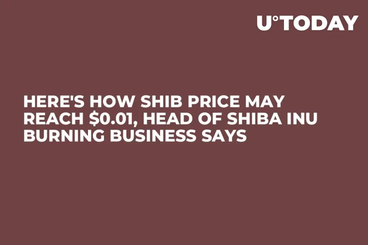 Here's How SHIB Price May Reach $0.01, Head of Shiba Inu Burning Business Says