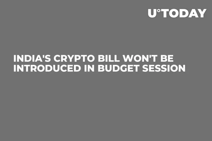India's Crypto Bill Won't Be Introduced in Budget Session