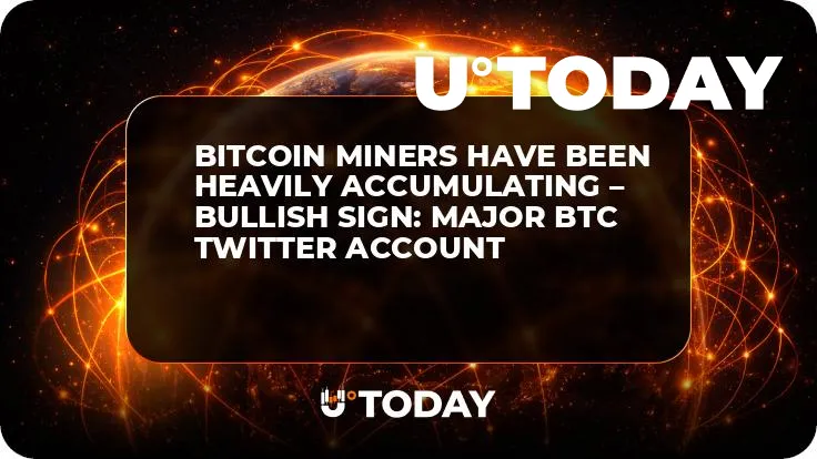 Bitcoin Miners Have Been Heavily Accumulating – Bullish Sign: Major BTC Twitter Account