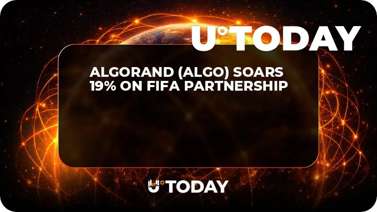 Algorand (ALGO) Soars 19% on FIFA Partnership