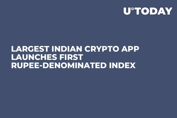 Largest Indian Crypto App Launches First Rupee-denominated Index