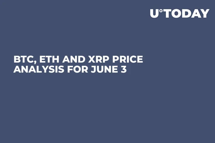 BTC, ETH and XRP Price Analysis for June 3