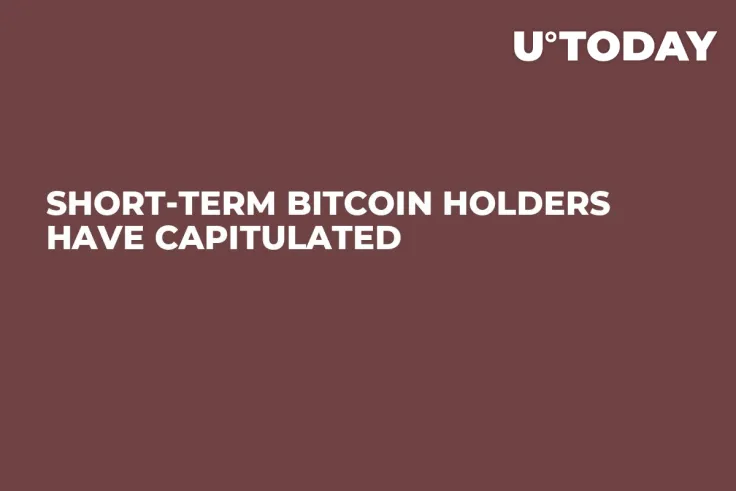 Short-Term Bitcoin Holders Have Capitulated