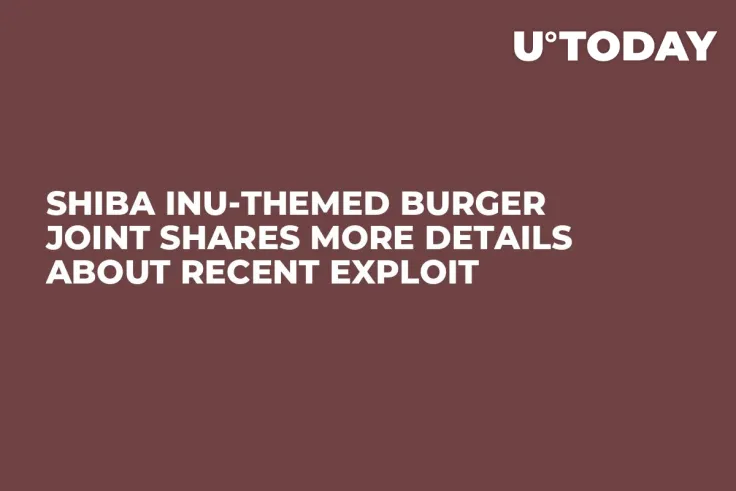 Shiba Inu-Themed Burger Joint Shares More Details About Recent Exploit