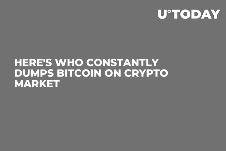 Here's Who Constantly Dumps Bitcoin on Crypto Market