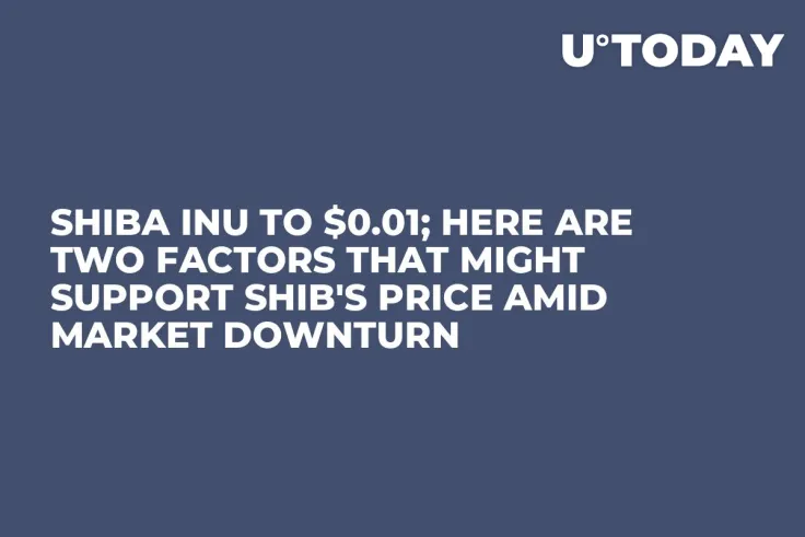 Shiba Inu to $0.01; Here Are Two Factors That Might Support SHIB's Price Amid Market Downturn