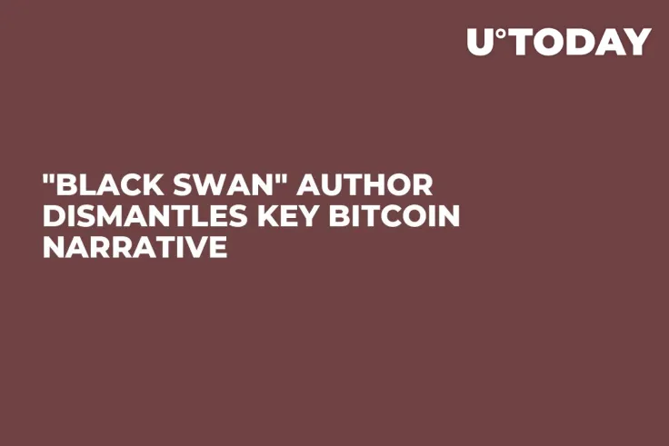 "Black Swan" Author Dismantles Key Bitcoin Narrative