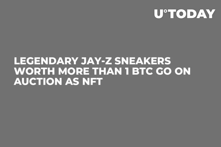 Legendary Jay-Z Sneakers Worth More Than 1 BTC Go on Auction as NFT