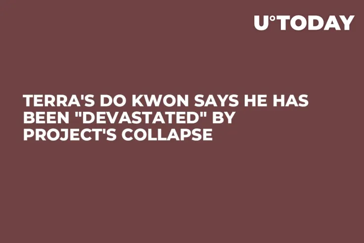 Terra's Do Kwon Says He Has Been "Devastated" by Project's Collapse