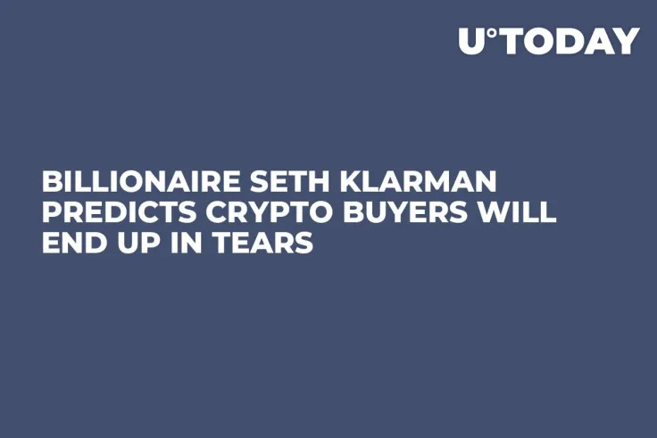 Billionaire Seth Klarman Predicts Crypto Buyers Will End Up in Tears 
