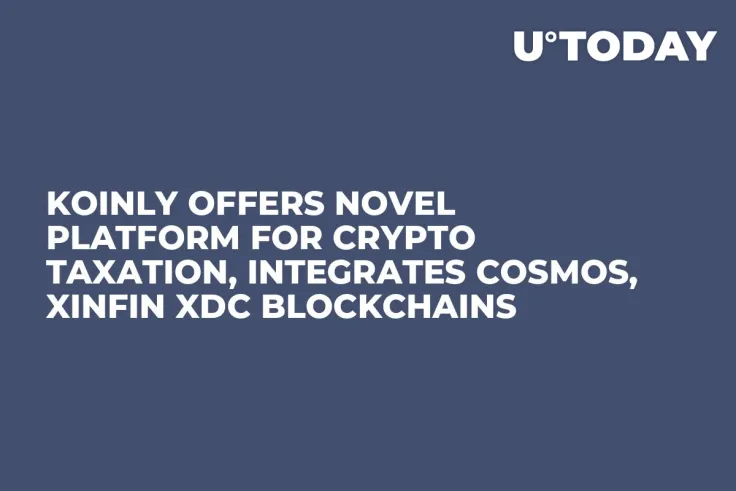 Koinly Offers Novel Platform for Crypto Taxation, Integrates Cosmos, XinFin XDC Blockchains