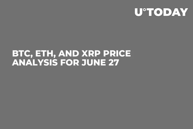 BTC, ETH, and XRP Price Analysis for June 27