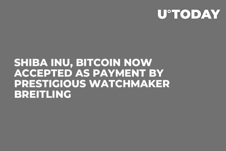 Shiba Inu, Bitcoin Now Accepted as Payment by Prestigious Watchmaker Breitling