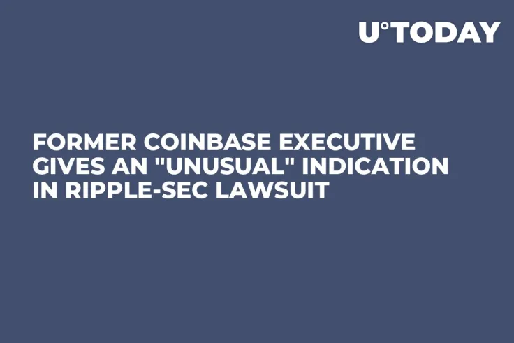 Former Coinbase Executive Gives an "Unusual" Indication in Ripple-SEC Lawsuit