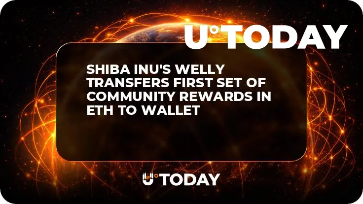 Shiba Inu's Welly Transfers First Set of Community Rewards in ETH to Wallet