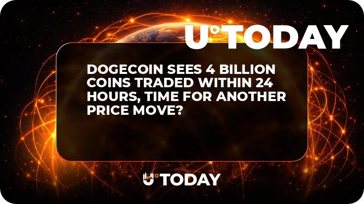 Dogecoin Sees 4 Billion Coins Traded Within 24 Hours, Time for Another Price Move?
