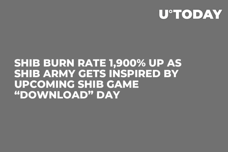 SHIB Burn Rate 1,900% Up As SHIB Army Gets Inspired by Upcoming SHIB Game “Download” Day