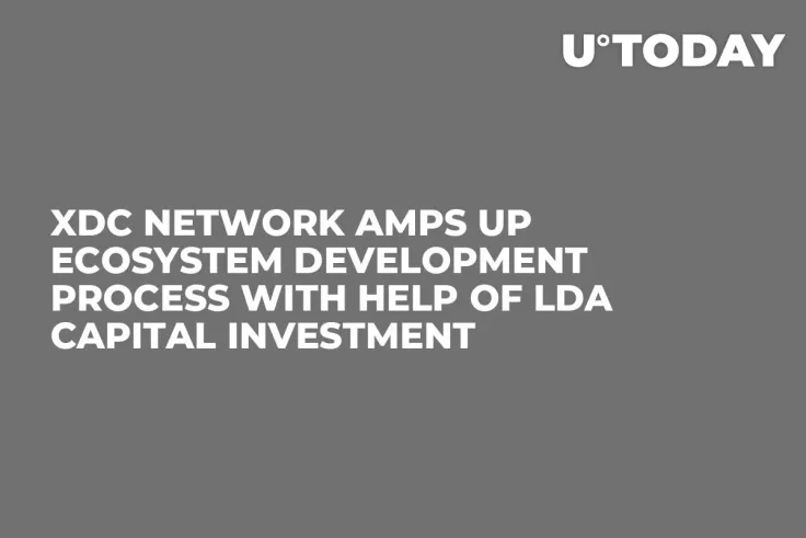 XDC Network Amps Up Ecosystem Development Process With Help of LDA Capital Investment 