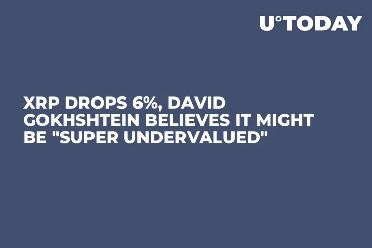 XRP Drops 6%, David Gokhshtein Believes It Might Be "Super Undervalued"