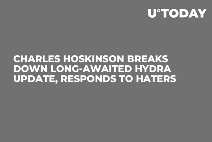 Charles Hoskinson Breaks Down Long-Awaited Hydra Update, Responds to Haters
