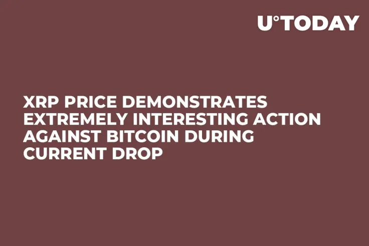 XRP Price Demonstrates Extremely Interesting Action Against Bitcoin During Current Drop