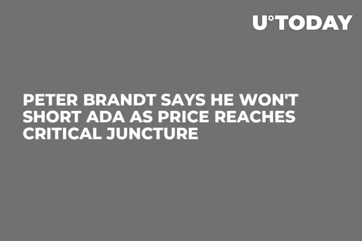 Peter Brandt Says He Won't Short ADA as Price Reaches Critical Juncture