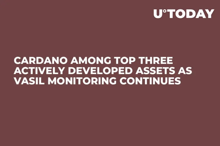 Cardano Among Top Three Actively Developed Assets as Vasil Monitoring Continues