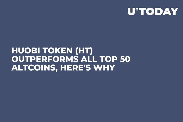 Huobi Token (HT) Outperforms All Top 50 Altcoins, Here's Why