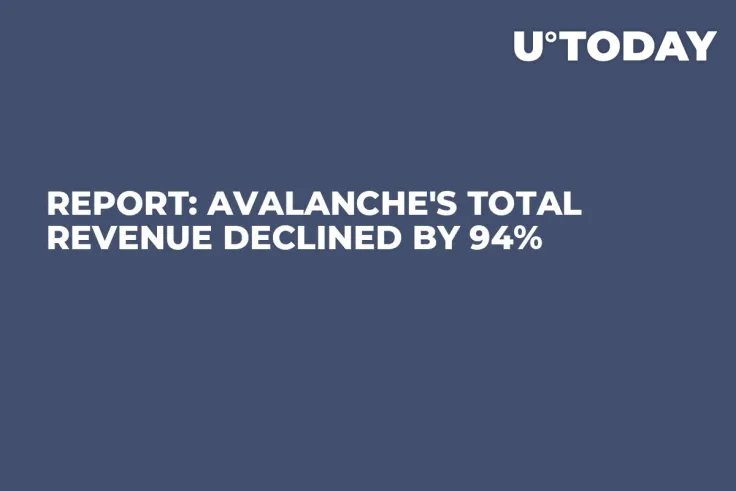 Report: Avalanche's Total Revenue Declined by 94%