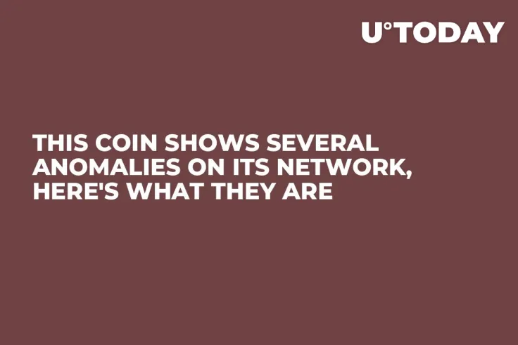 This Coin Shows Several Anomalies on Its Network, Here's What They Are