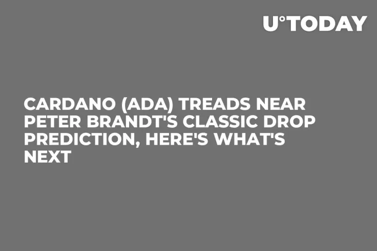 Cardano (ADA) Treads Near Peter Brandt's Classic Drop Prediction, Here's What's Next