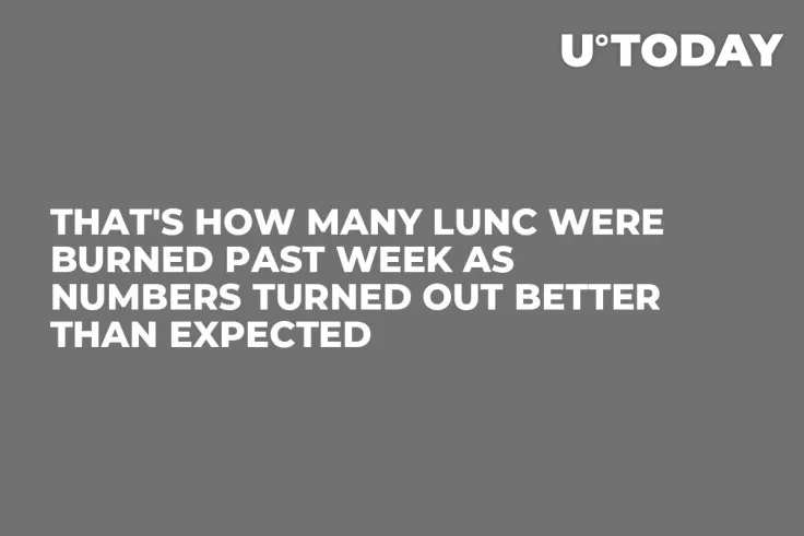 That's How Many LUNC Were Burned Past Week as Numbers Turned Out Better Than Expected