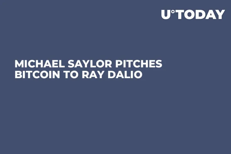 Michael Saylor Pitches Bitcoin to Ray Dalio 
