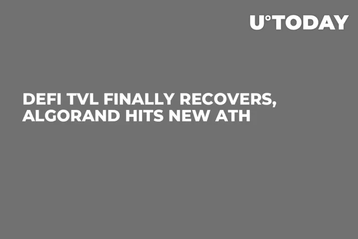 DeFi TVL Finally Recovers, Algorand Hits New ATH