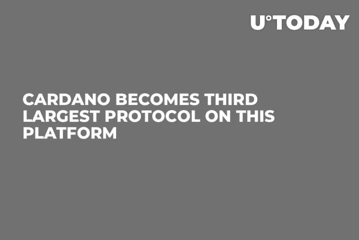 Cardano Becomes Third Largest Protocol on This Platform