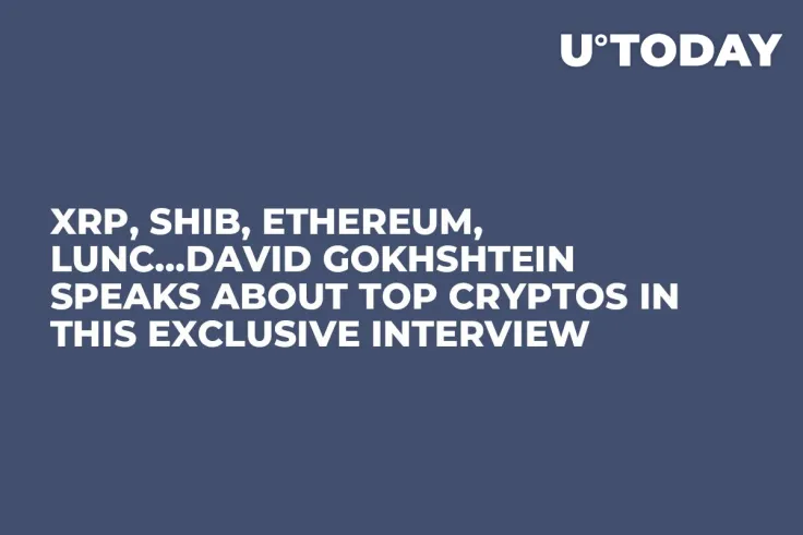 XRP, SHIB, Ethereum, LUNC…David Gokhshtein Speaks About Top Cryptos in This Exclusive Interview