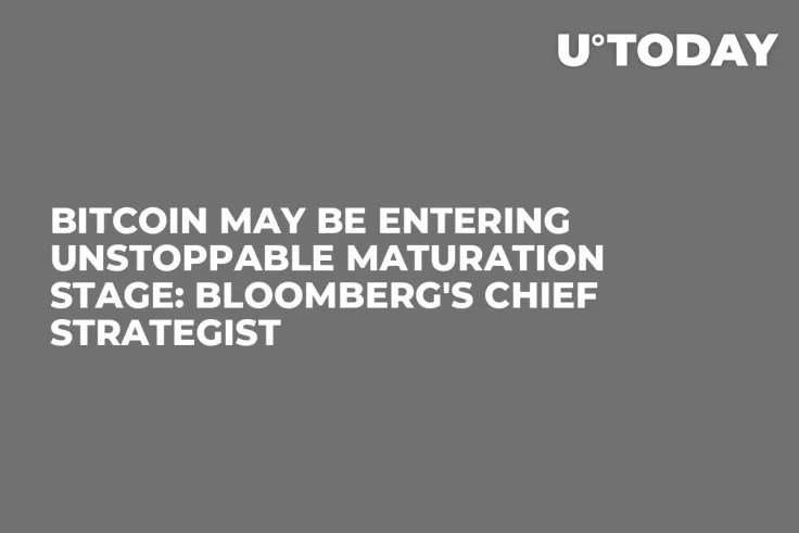 Bitcoin May Be Entering Unstoppable Maturation Stage: Bloomberg's Chief Strategist