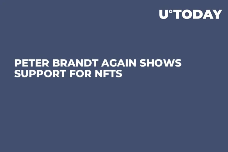 Peter Brandt Again Shows Support for NFTs