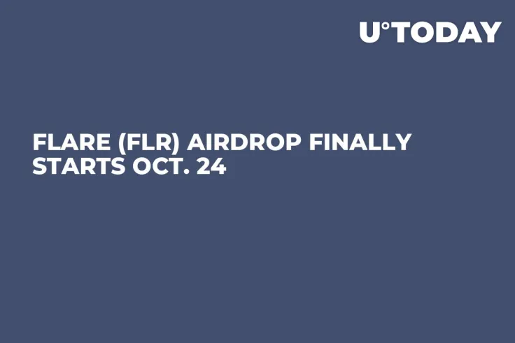 Flare (FLR) Airdrop Finally Starts Oct. 24
